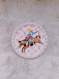 Pink lv bull rider freshie