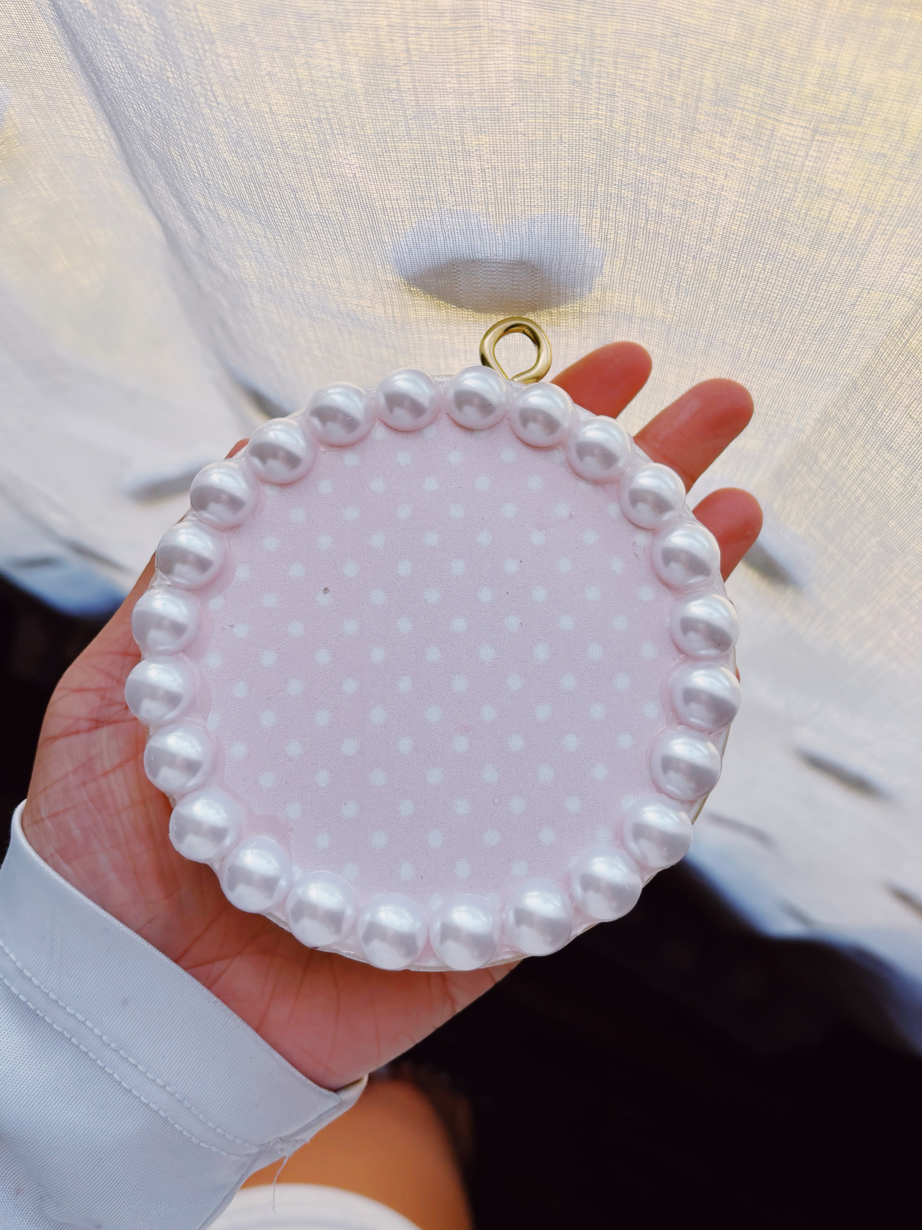 Pink polka dot freshie
